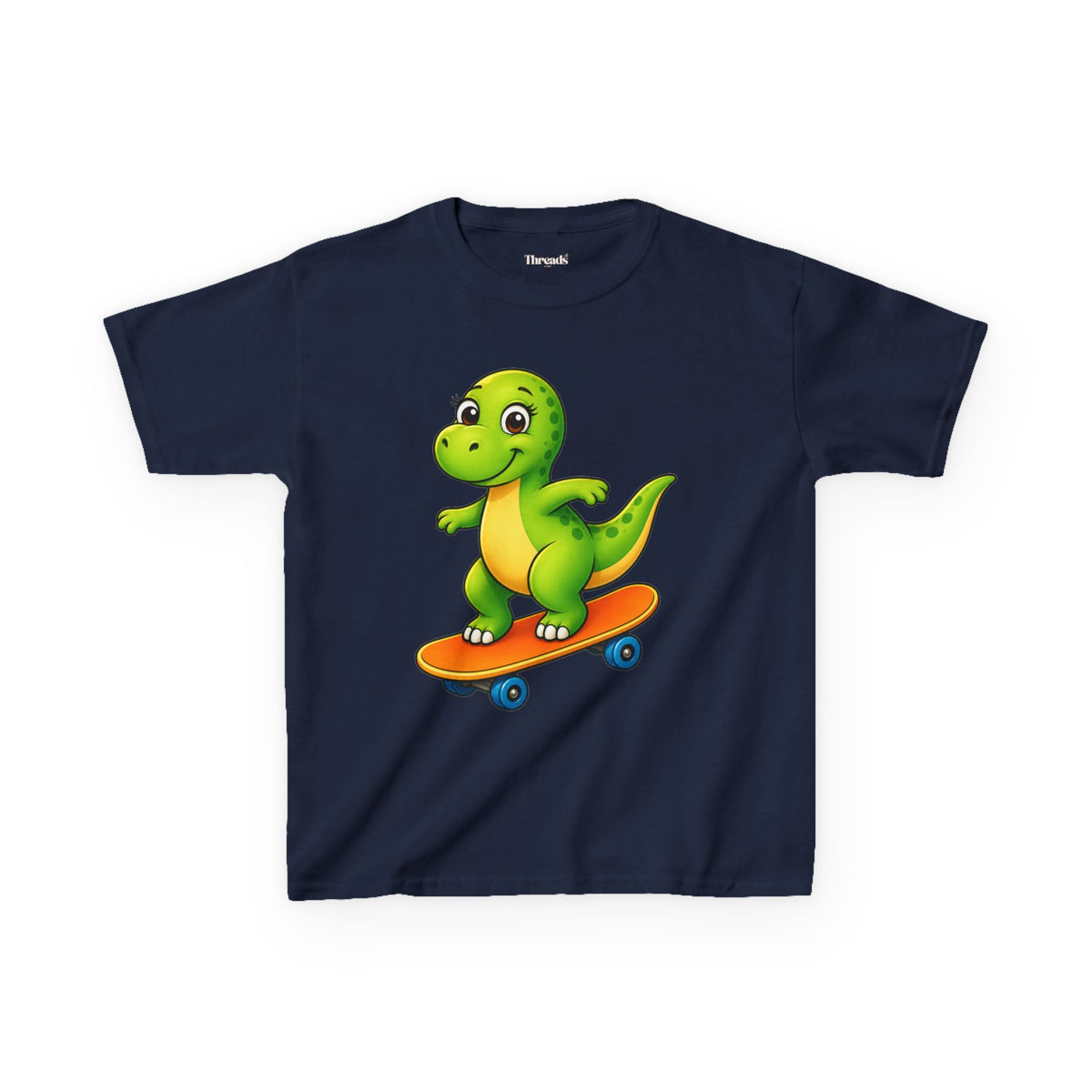 Kids Dinosaur Skateboard T-Shirt