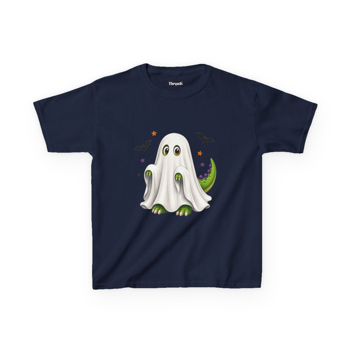 Kids Ghost Dinosaur Halloween T-Shirt