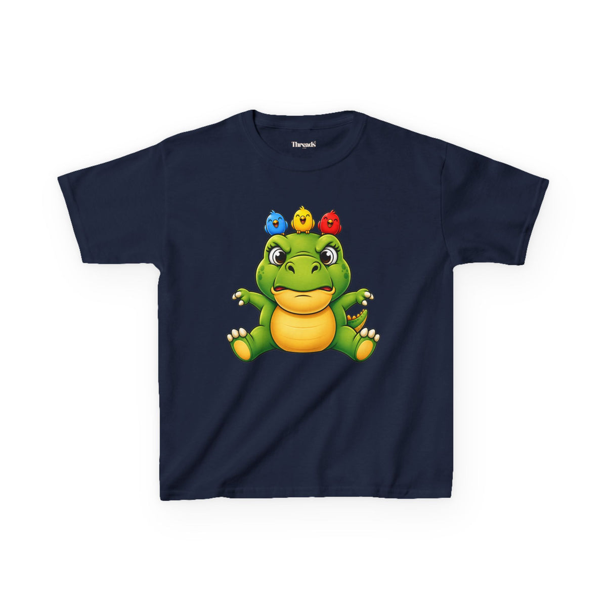 Kids Dinosaur & Laughing Birds T-Shirt