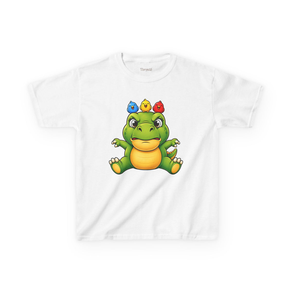 Kids Dinosaur & Laughing Birds T-Shirt