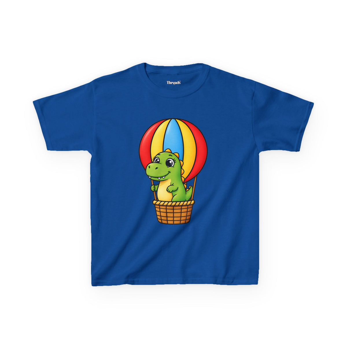 Kids Dinosaur Hot Air Balloon T-Shirt