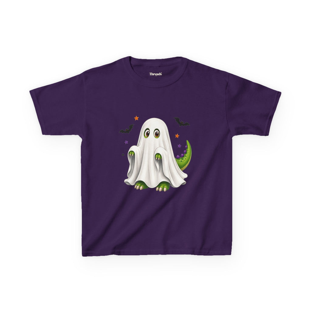 Kids Ghost Dinosaur Halloween T-Shirt