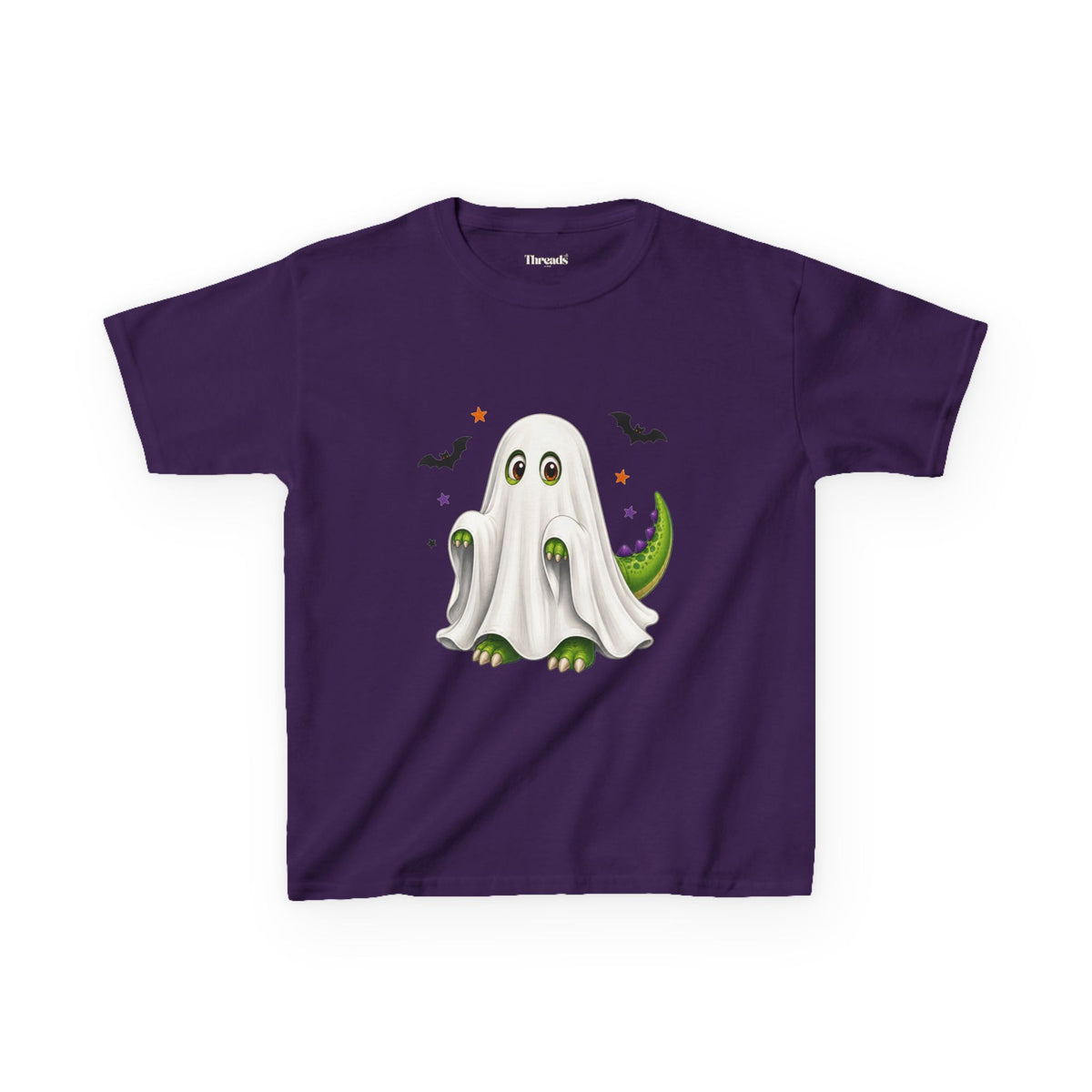 Kids Ghost Dinosaur Halloween T-Shirt