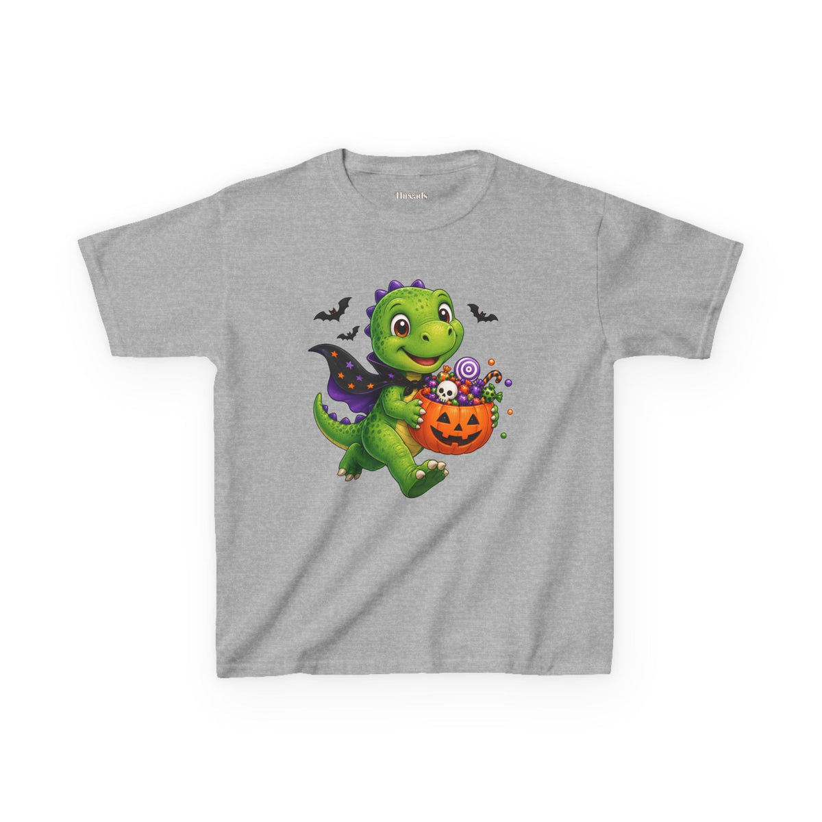 Kids Trick-or-Treat Dinosaur Halloween T-Shirt