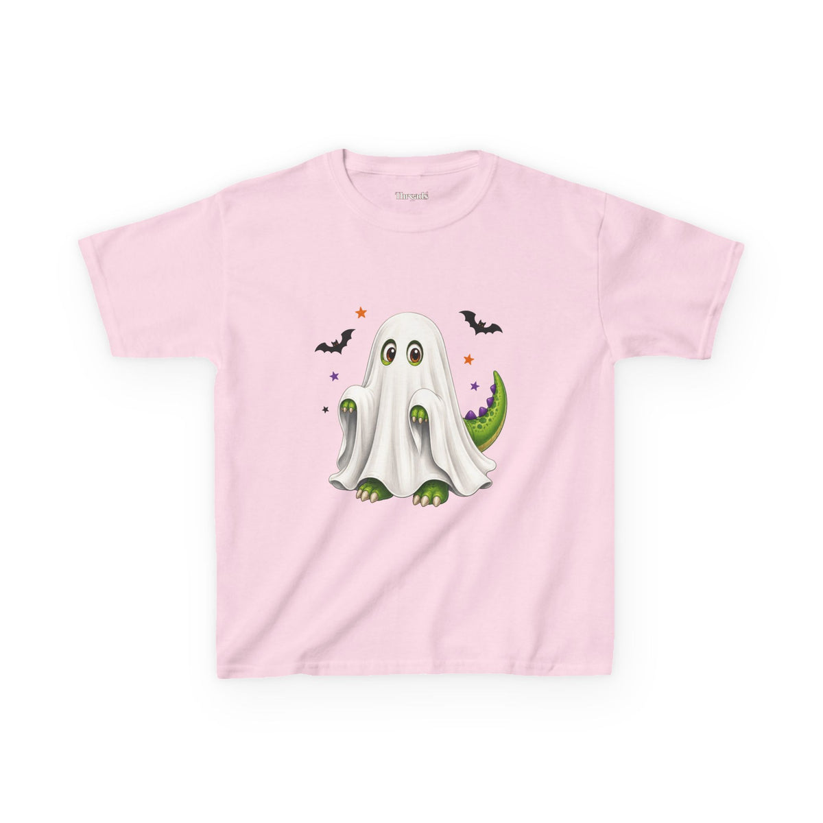Kids Ghost Dinosaur Halloween T-Shirt