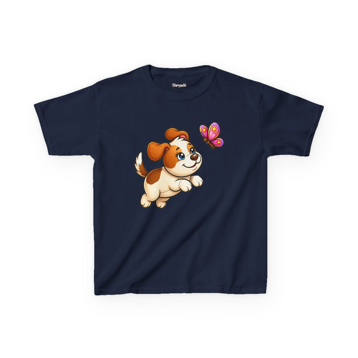 Kids Puppy & Butterfly T-Shirt