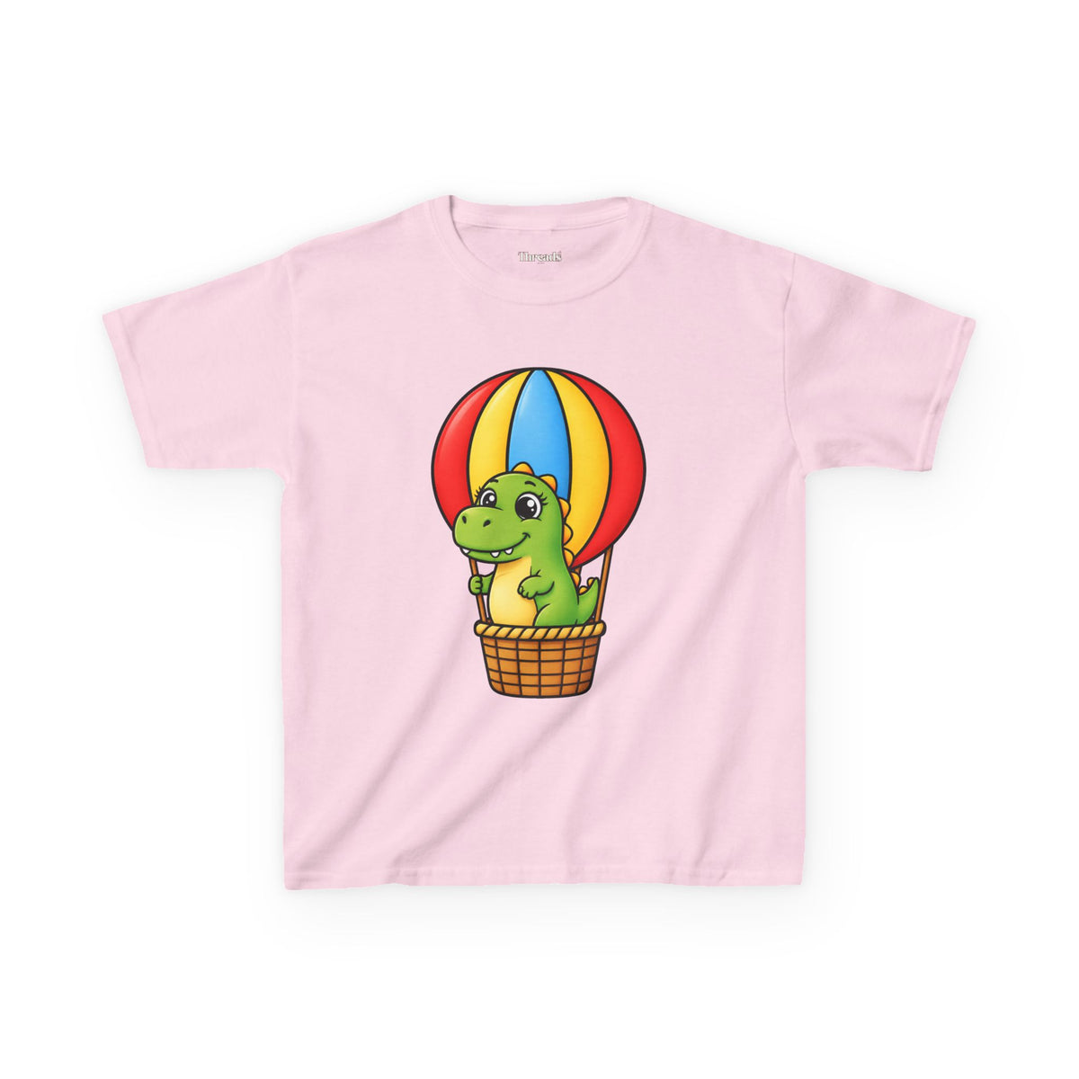 Kids Dinosaur Hot Air Balloon T-Shirt