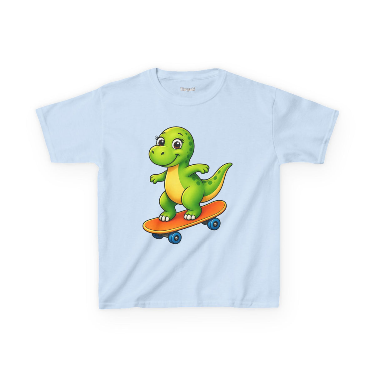 Kids Dinosaur Skateboard T-Shirt