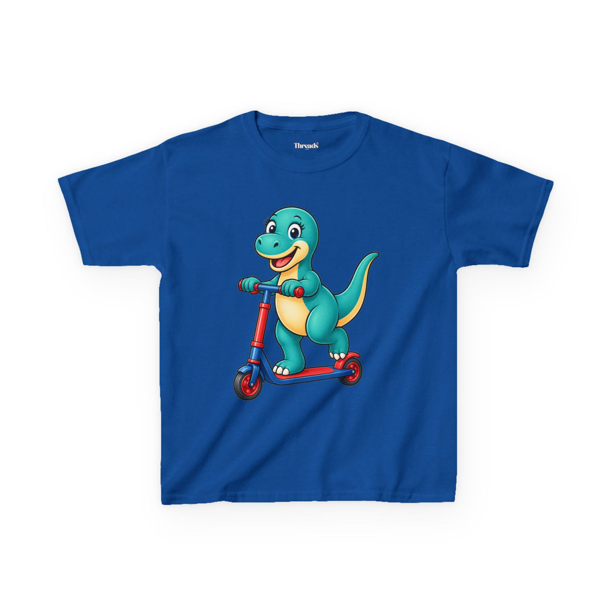Kids Dinosaur Scooter T-Shirt