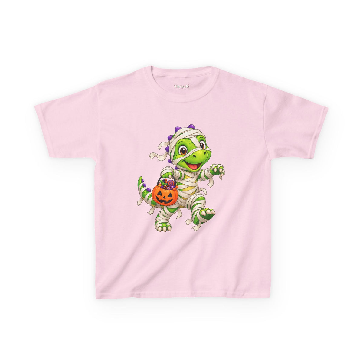 Kids Mummy Dinosaur Halloween T-Shirt