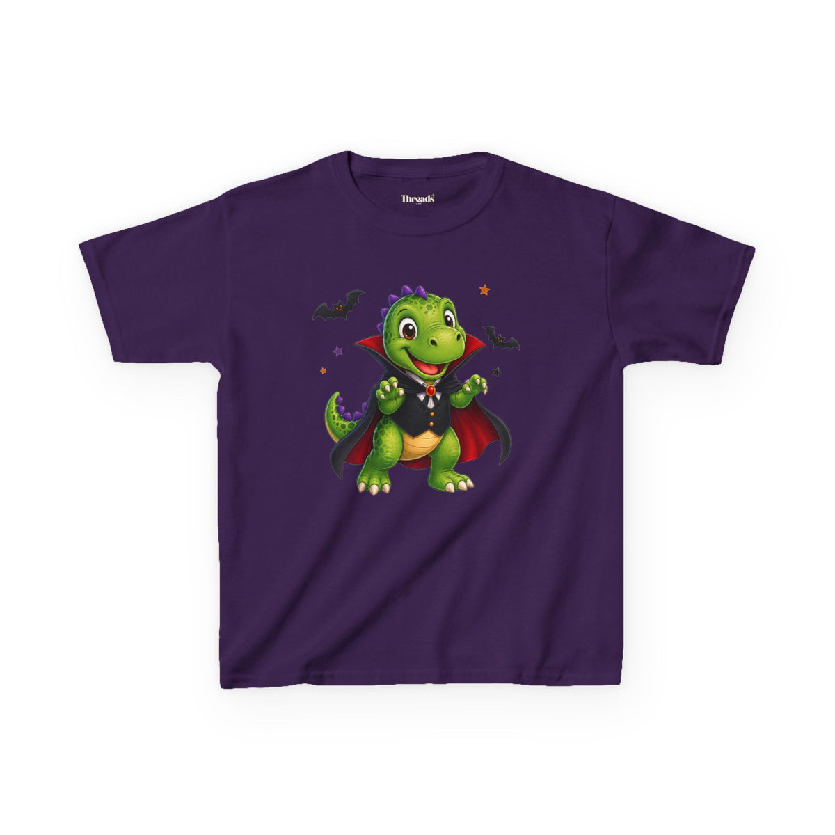 Kids Vampire Dinosaur Halloween T-Shirt