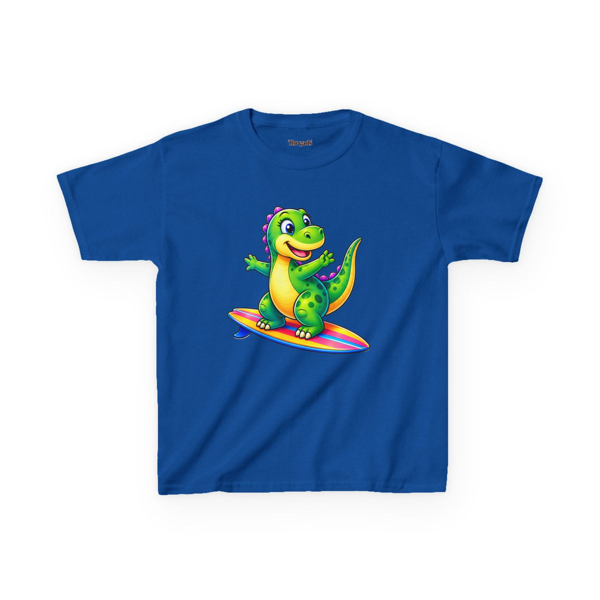Kids Dinosaur Retro Surf T-Shirt