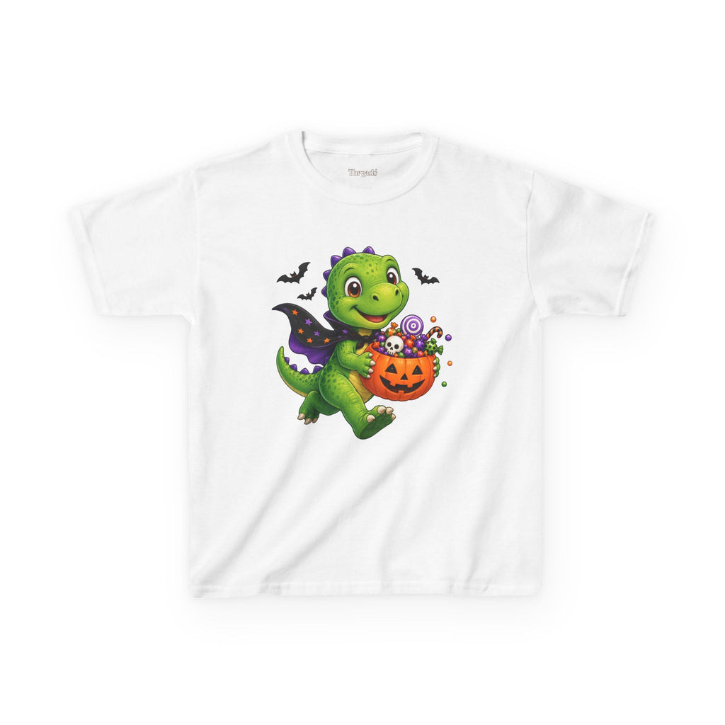 Kids Trick-or-Treat Dinosaur Halloween T-Shirt