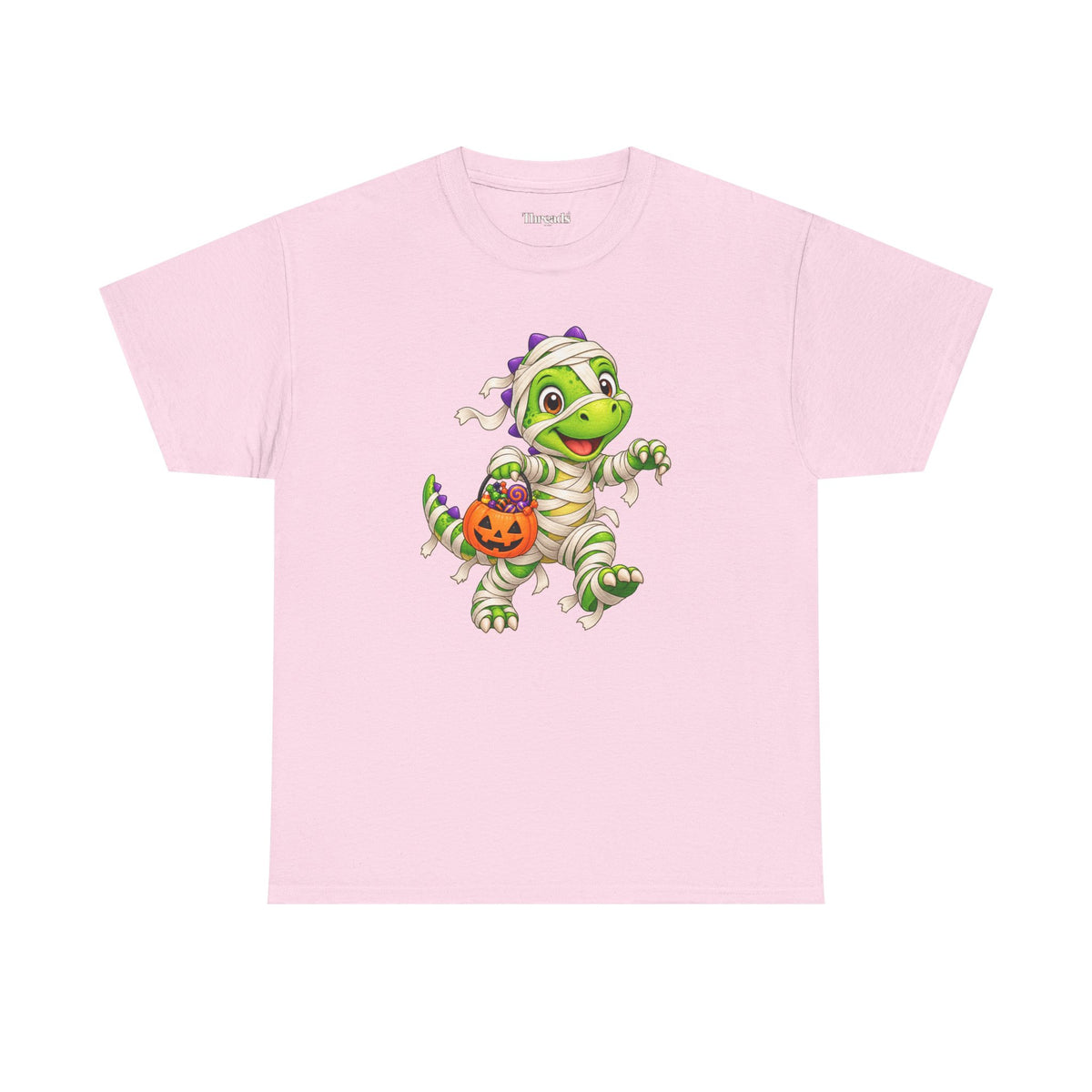 Adult Mummy Dinosaur Halloween T-Shirt