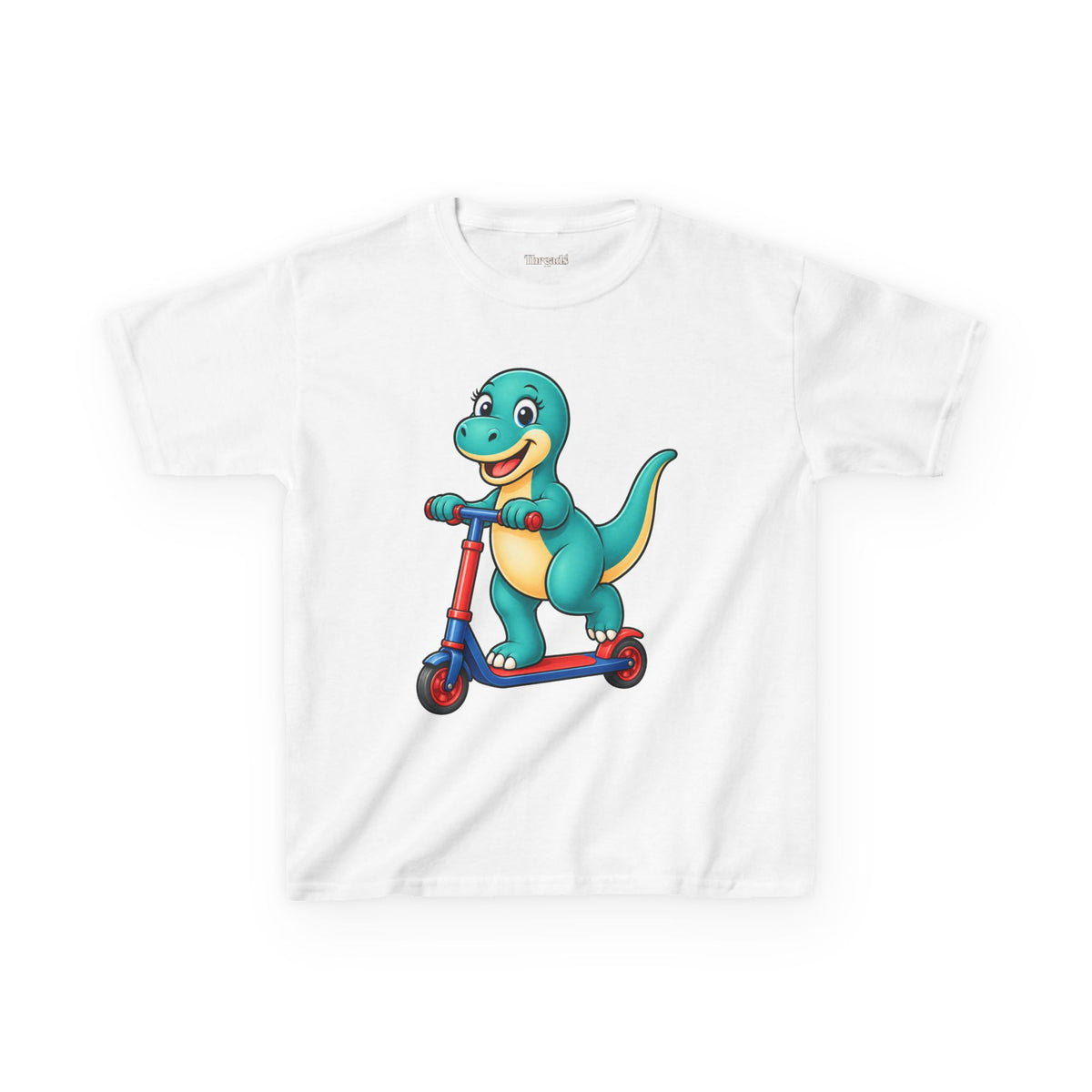 Kids Dinosaur Scooter T-Shirt