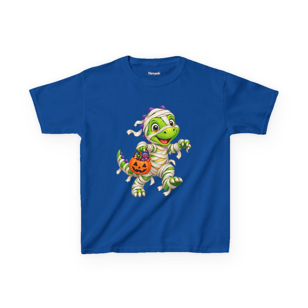 Kids Mummy Dinosaur Halloween T-Shirt