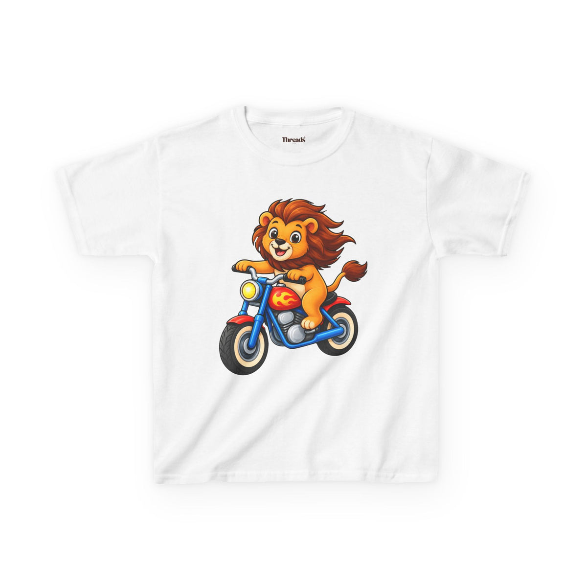 Kids Lion Motorcycle T-Shirt