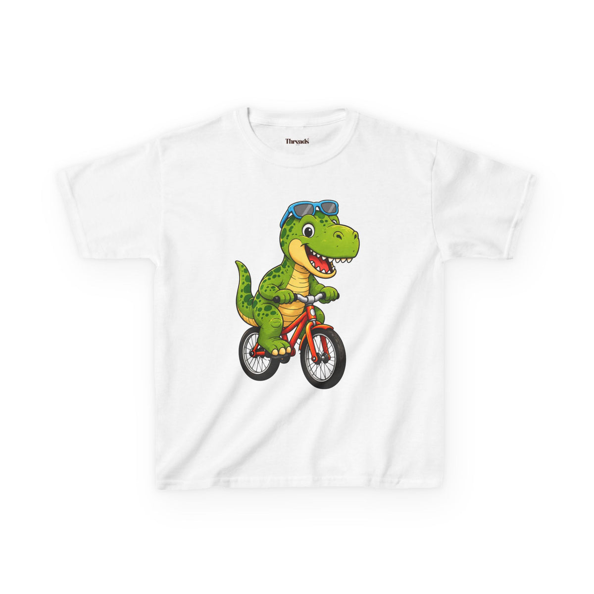 Kids Dinosaur Bicycle T-Shirt
