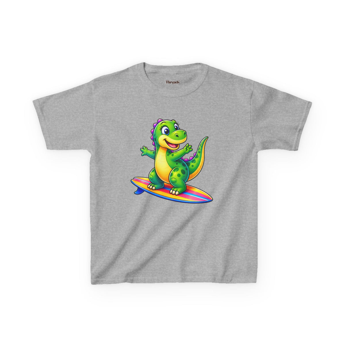 Kids Dinosaur Retro Surf T-Shirt