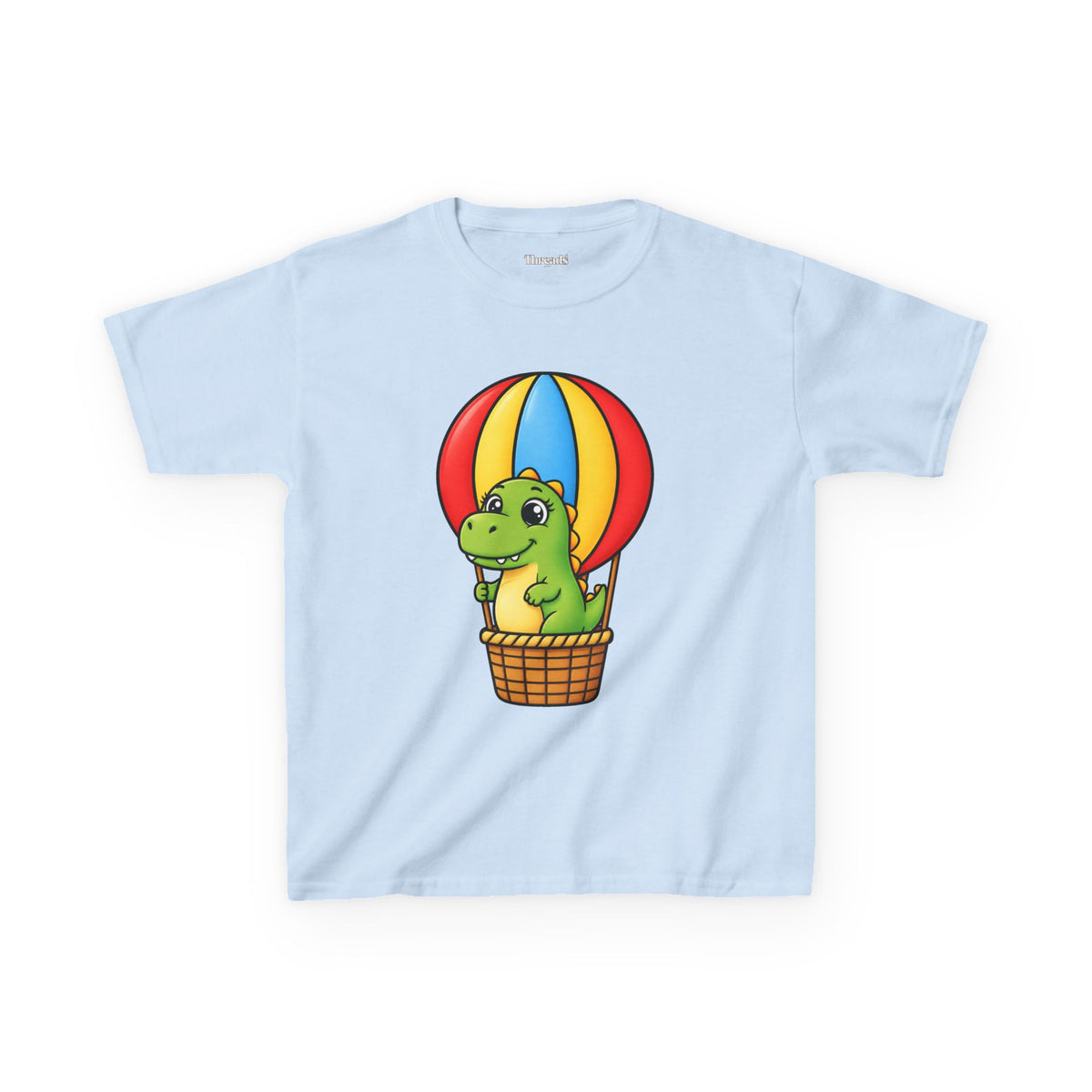 Kids Dinosaur Hot Air Balloon T-Shirt