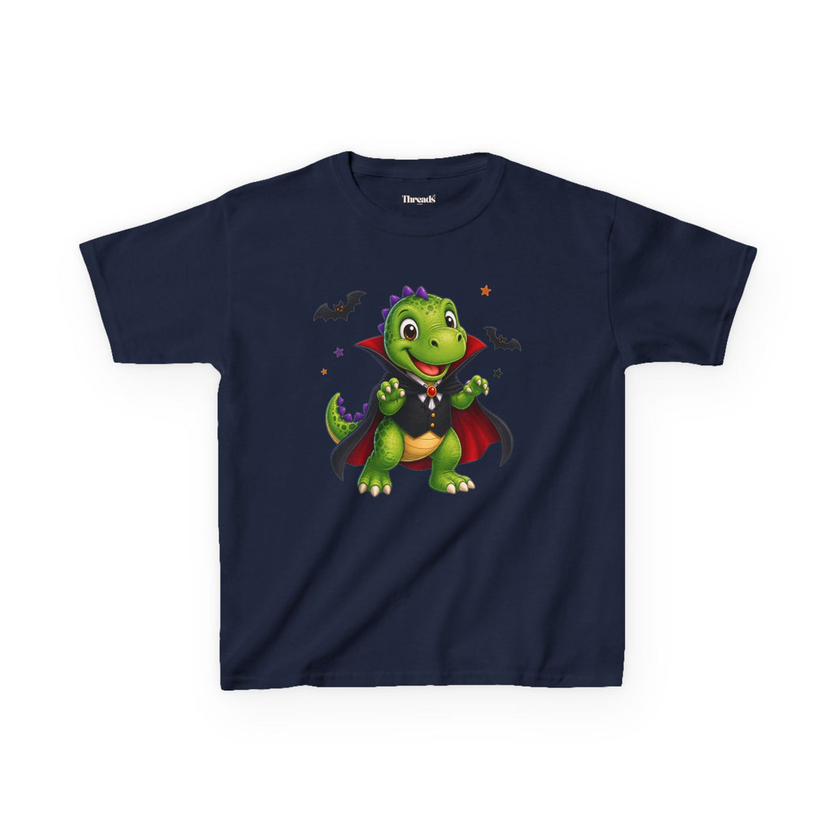 Kids Vampire Dinosaur Halloween T-Shirt