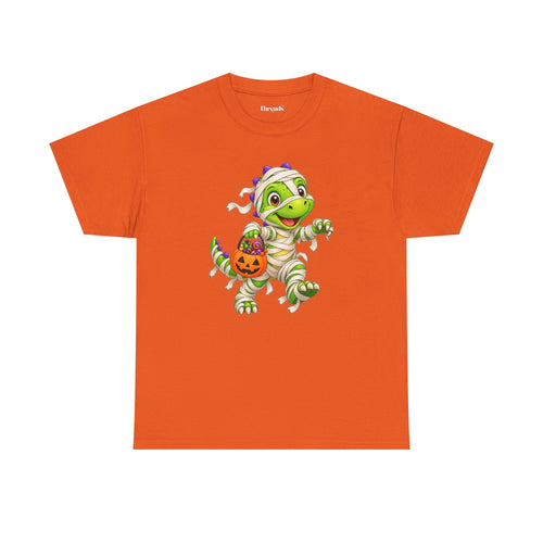 Adult Mummy Dinosaur Halloween T-Shirt