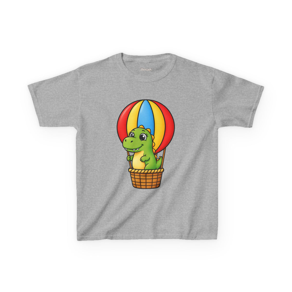 Kids Dinosaur Hot Air Balloon T-Shirt