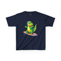 Kids Dinosaur Retro Surf T-Shirt