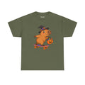 Adult Capybara Skateboard Halloween T-Shirt