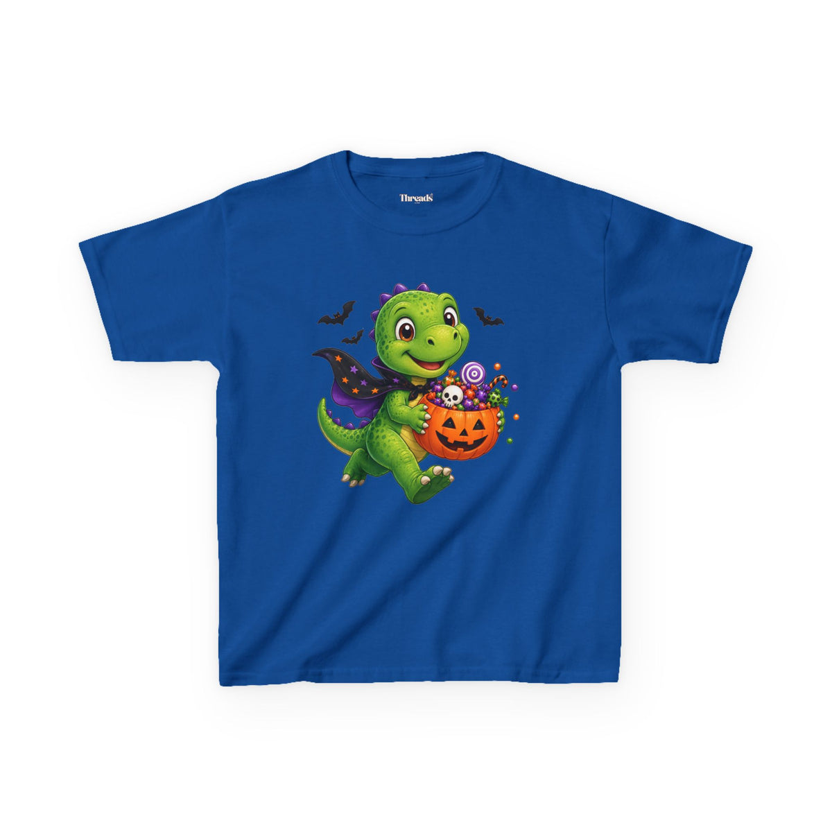 Kids Trick-or-Treat Dinosaur Halloween T-Shirt