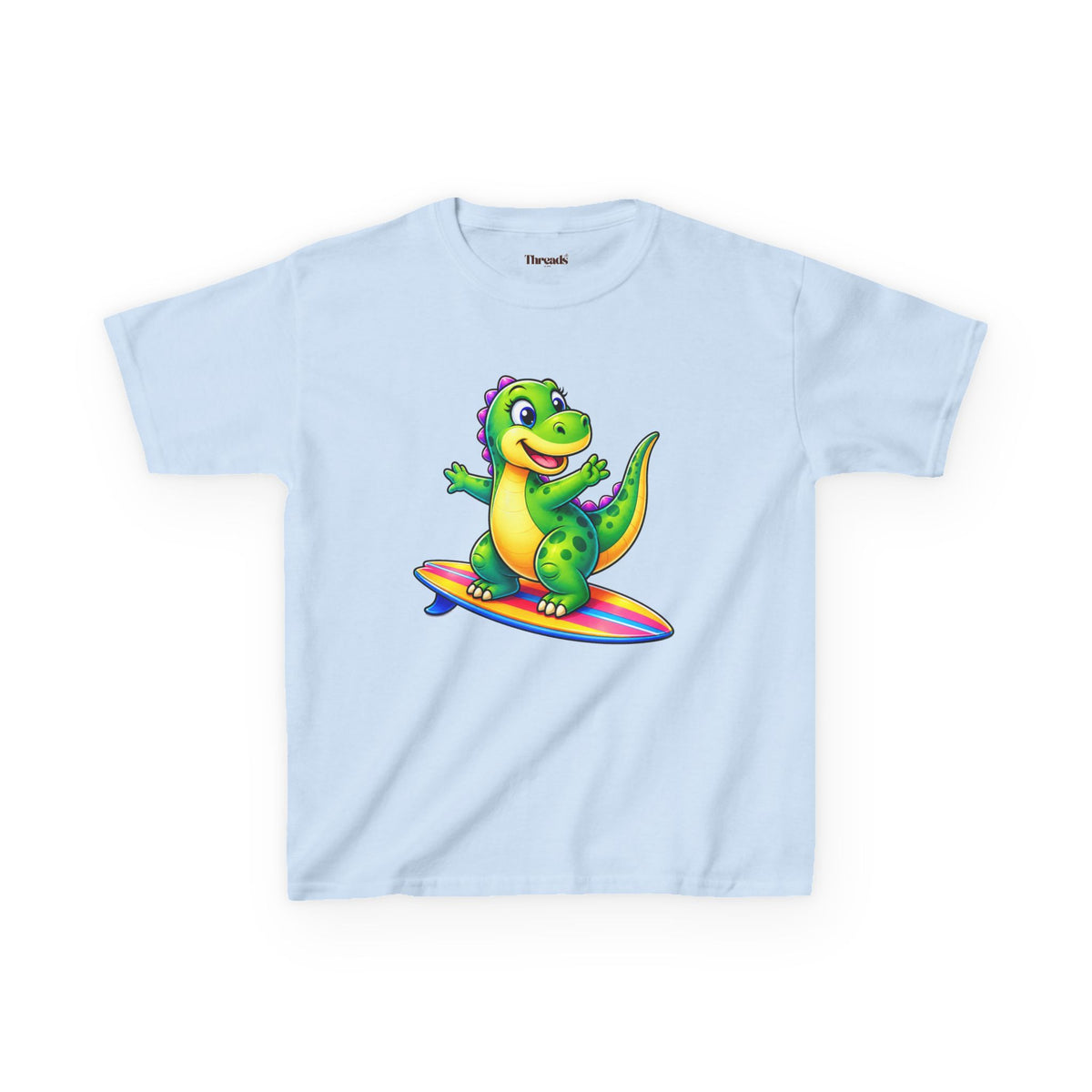 Kids Dinosaur Retro Surf T-Shirt