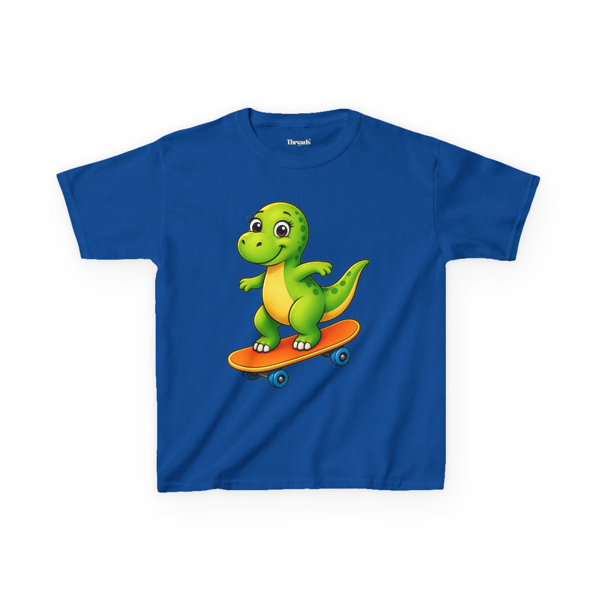 Kids Dinosaur Skateboard T-Shirt
