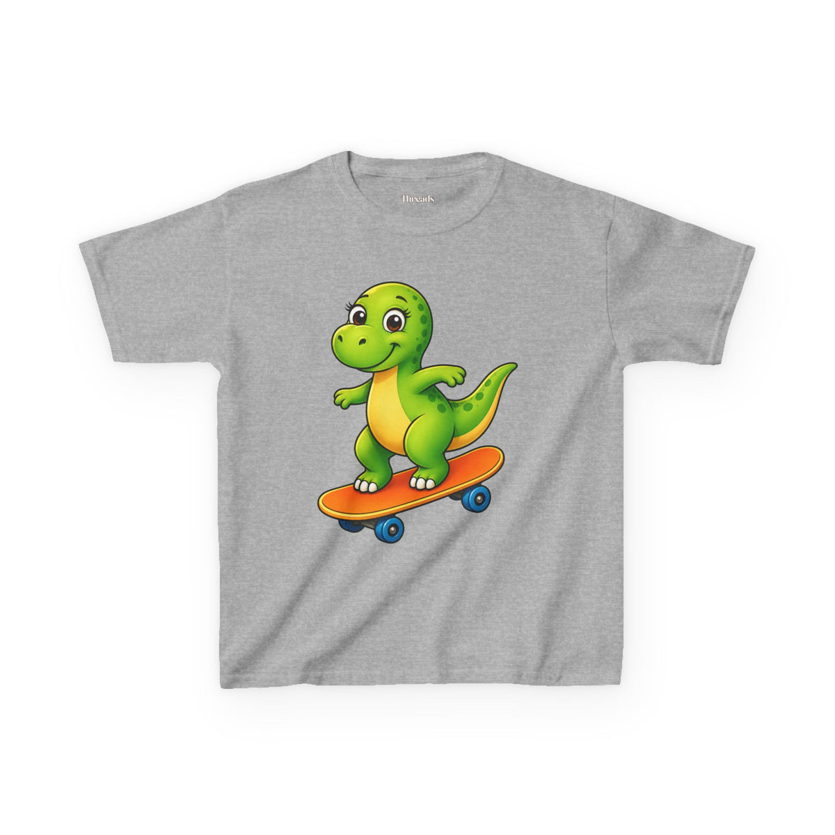 Kids Dinosaur Skateboard T-Shirt